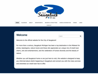 saugatuckcity.com screenshot