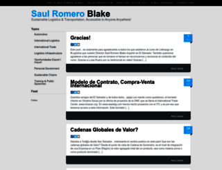 saulromeroblake.com screenshot