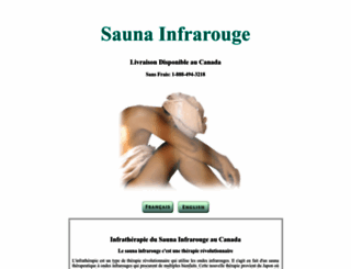 sauna-infrarouge.ca screenshot