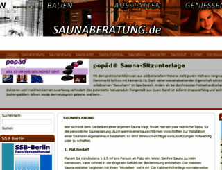 saunaberatung.de screenshot