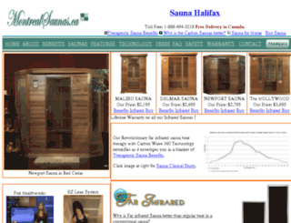 saunahalifax.com screenshot