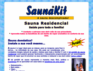 saunakit.com.br screenshot