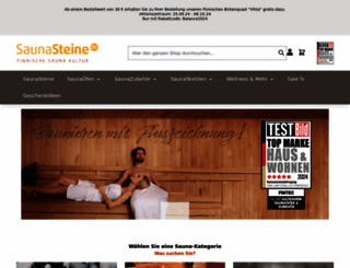 saunasteine.de screenshot