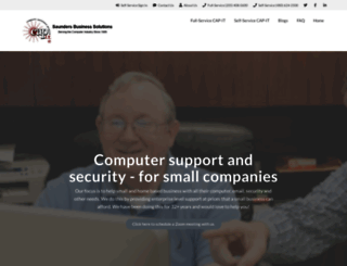 saundersbusiness.com screenshot
