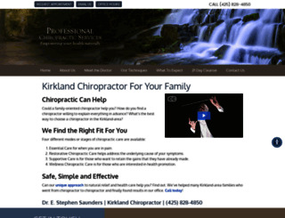 saunderschiropractic.com screenshot