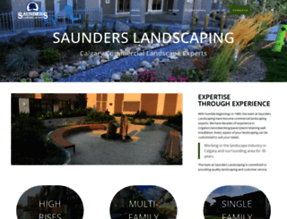 saunderslandscaping.ca screenshot