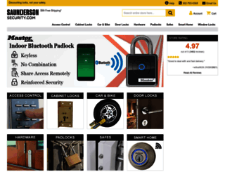 saundersonsecurity.com screenshot