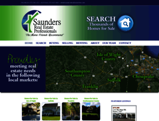 saundersrealestatepros.com screenshot