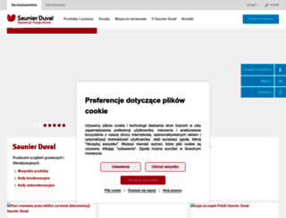 saunierduval.pl screenshot