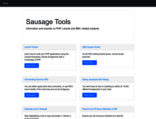 sausagetools.com screenshot