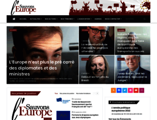 sauvonsleurope.eu screenshot