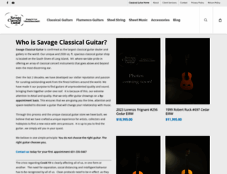 savageclassical.com screenshot