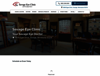savageeyeclinic.com screenshot