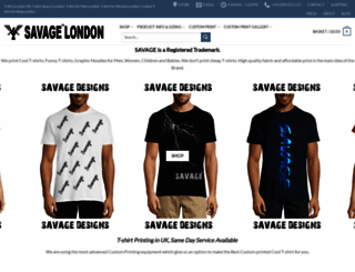 savagelondon.com screenshot