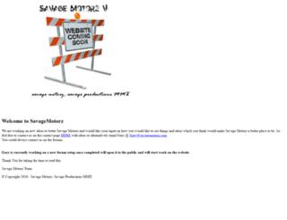 savagemotorz.com screenshot