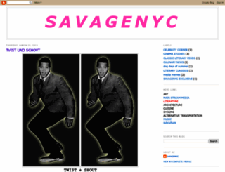 savagenyc.blogspot.com screenshot