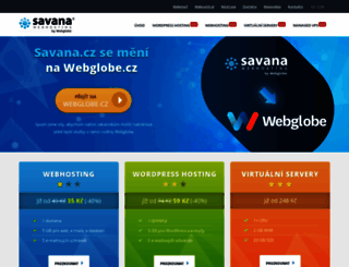 savana.cz screenshot