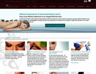 savannahbeautycentre.com screenshot