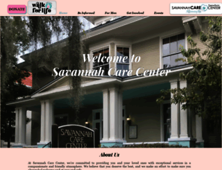 savannahcarecenter.org screenshot