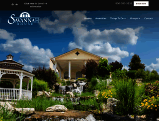 savannahhousebranson.com screenshot