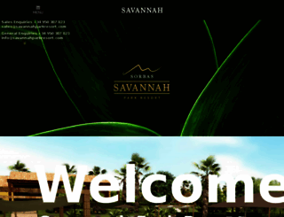 savannahparkresort.com screenshot