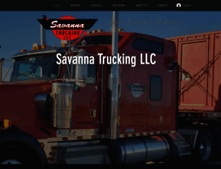 savannatrucking.com screenshot