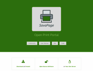 savapage.org screenshot