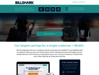 save.billshark.com screenshot