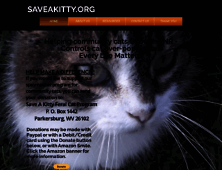 saveakitty.org screenshot
