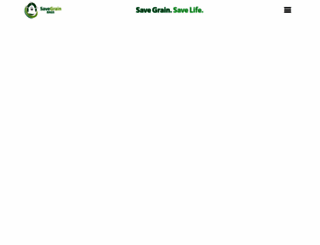 savegrainbags.com screenshot
