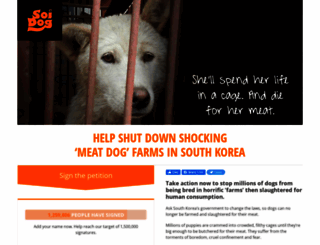 savekoreandogs.soidog.org screenshot