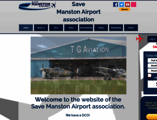 savemanstonairport.org.uk screenshot