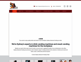 savendingmachines.com.au screenshot