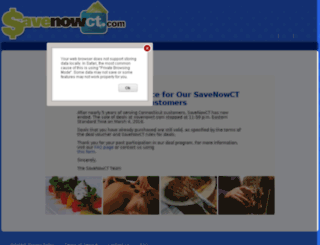 savenowct.com screenshot