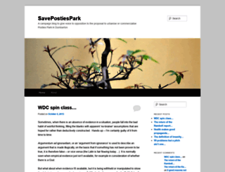 savepostiespark.wordpress.com screenshot