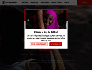 savethechildren.net screenshot