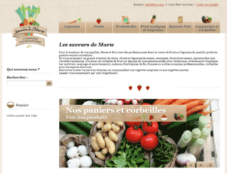 saveurs-de-marie.com screenshot