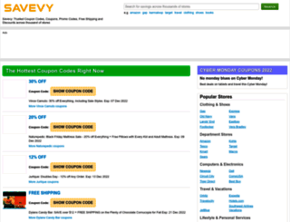 savevy.com screenshot