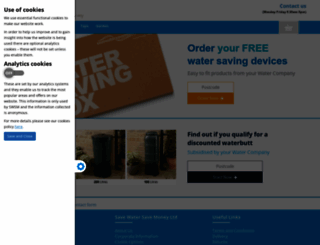 savewatersavemoney.co.uk screenshot