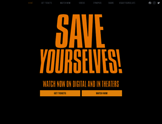 saveyourselvesmovie.com screenshot