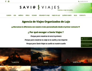 saviaviajes.com screenshot