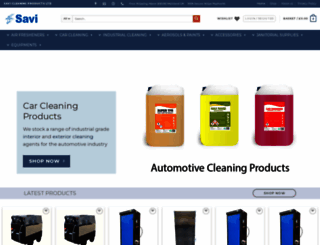 savicleaningproducts.com screenshot