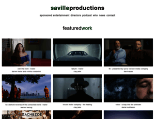 savilleproductions.com screenshot