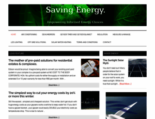 savingenergy.co.za screenshot