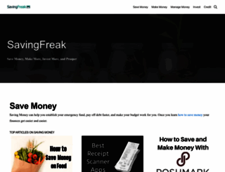 savingfreak.com screenshot