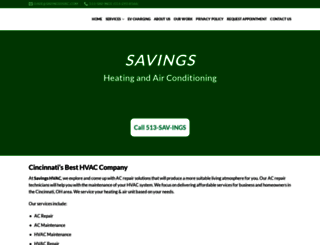 savingshvac.com screenshot