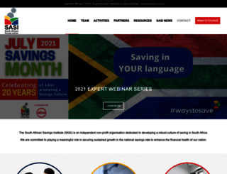 savingsinstitute.co.za screenshot