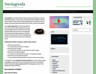 savingwala.com screenshot