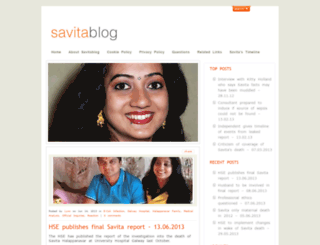 savitablog.net screenshot