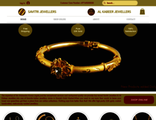 savitrijewellers.com screenshot
